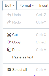 Cut/Copy/Paste